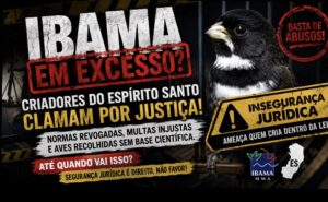 IBAMA, inconstitucionalidade jurídica enfrentada pelos criadores no Espírito Santo